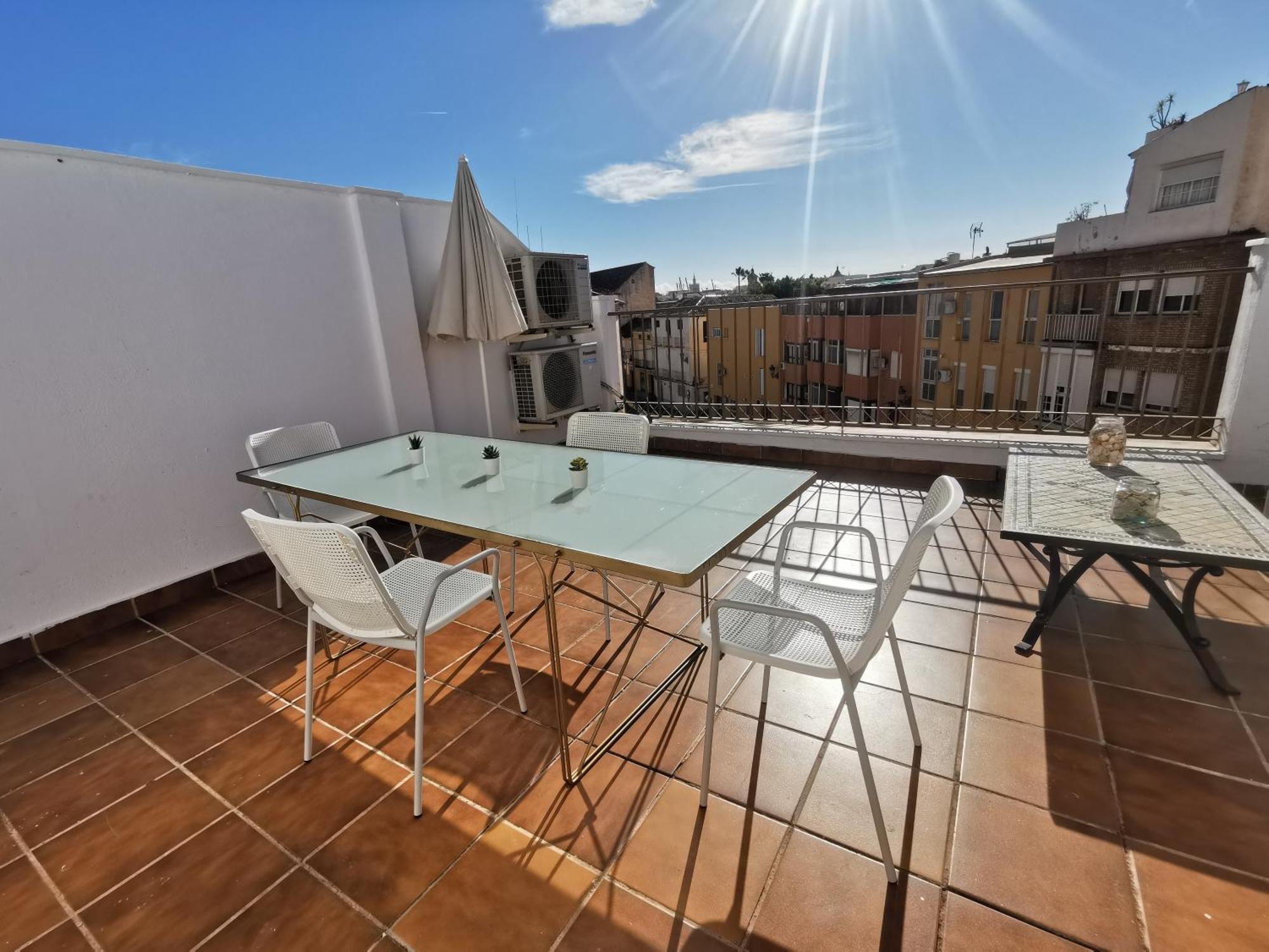 Apartament Atico Con Vistas Centro Historico / Terraza 40 M Malaga Zewnętrze zdjęcie